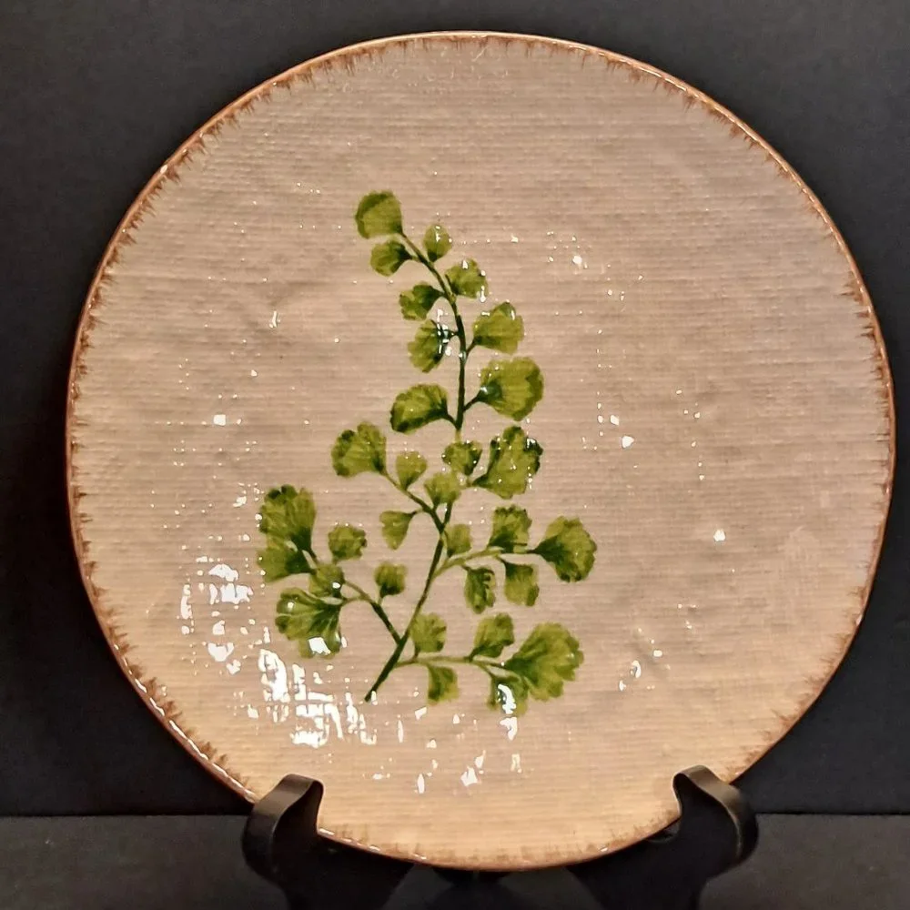 PIER ONE FERN PLATE